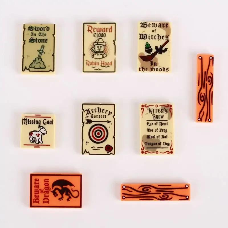 Конструктор Принтованные Кирпичики Морепродукты Овощи Мороженое Экспресс-посылка Компьютерный Контроллер Рождественские Хэллоуин Подарки MOC