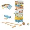 Tooky Toy Балансирующая башня с животными - Развивающая игрушка, Деревянная игра-балансир со складыванием животных, Деревянная игрушка для детей от 3, 4, 5 лет, Малышей, Мелкая моторика