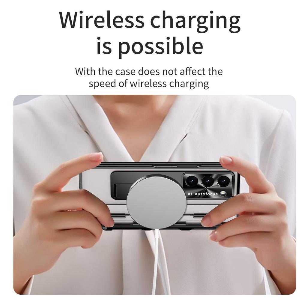 For Samsung Galaxy Z Fold6 5G Case Kickstand Hard PC Phone Cover