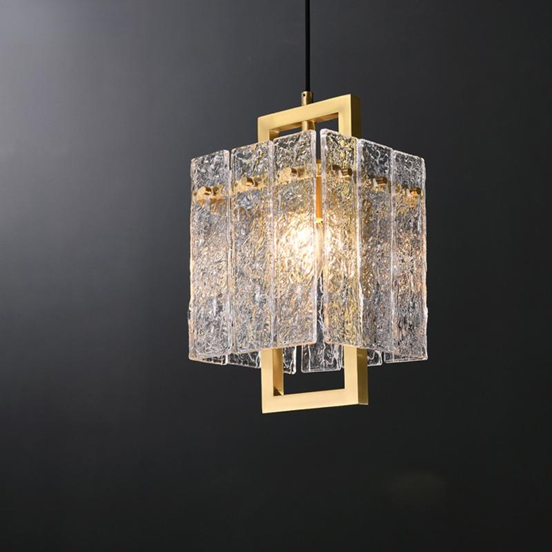 Американская прикроватная стеклянная регулируемая люстра E14 современная подвесная лампа для гостиной спальни роскошный декор подвесной светильник