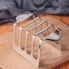 Rust-proof Toast Holder Extended Handle Bread Stand Stainless Steel Toast Rack Breakfast