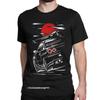 New Men T-Shirts Car Vintage Premium Cotton Tee Shirt Japanese Print Tops T Shirts Clothes