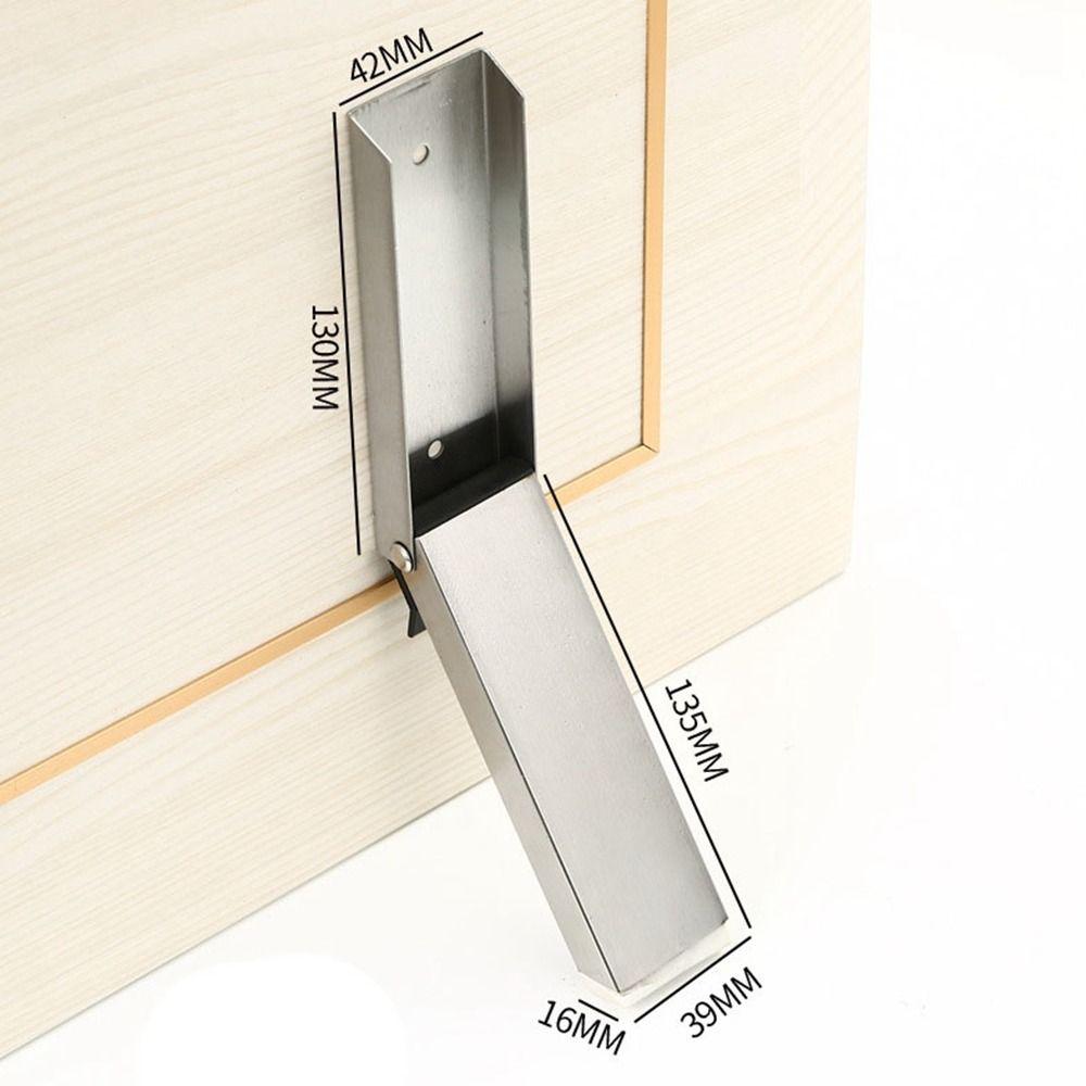 Self Adhesive Door Wedge Stainless Steel Door Holder New Folding Door Stop Door