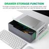 L26-1 Computer Monitor Laptop Stand Riser Aluminum Alloy Desktop Organizer with Drawer