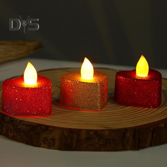 12 Pack Battery Operated Tea Light Candles Flickering Flameless LED Candle Lights Realistic Wicks Tabletop Lamp Decoration