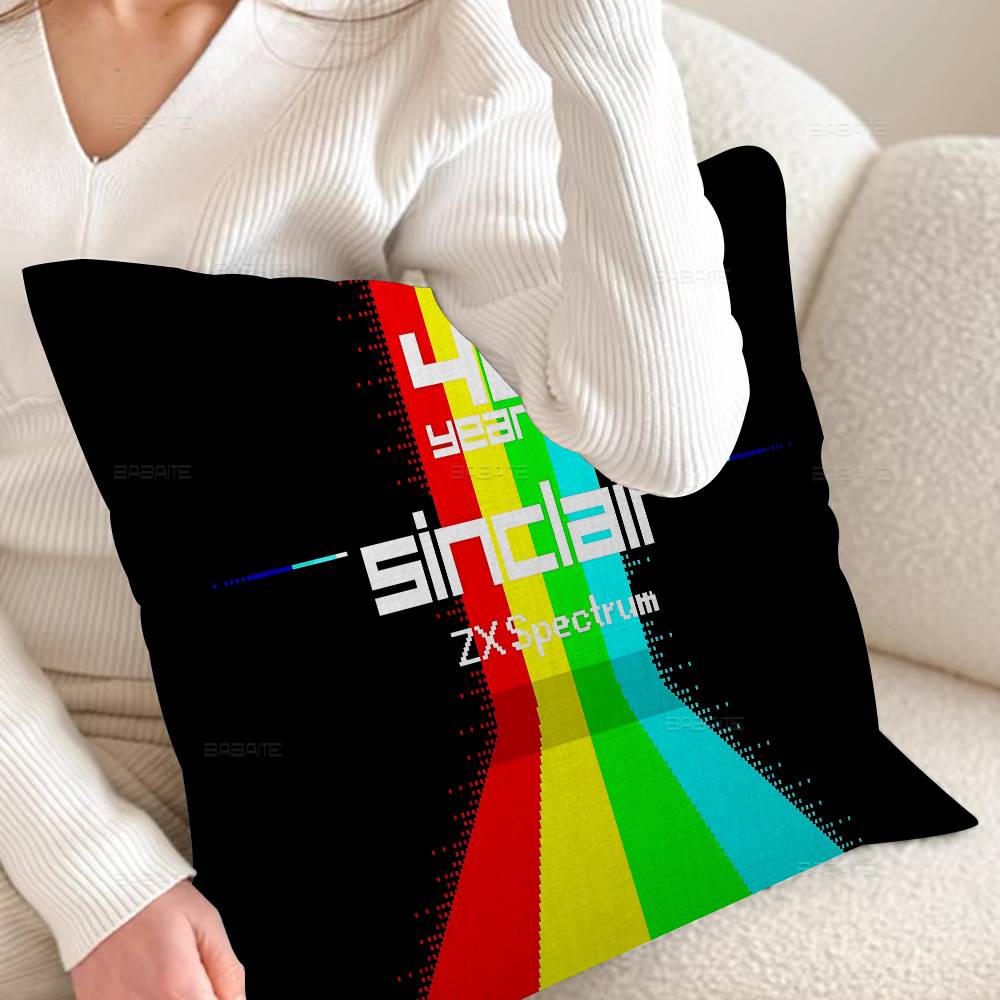 Retro S-Sinclair Zx S-Spectrum Stitch Lucky Dragon pillow cover sofa cushion cover home room decoration children gift