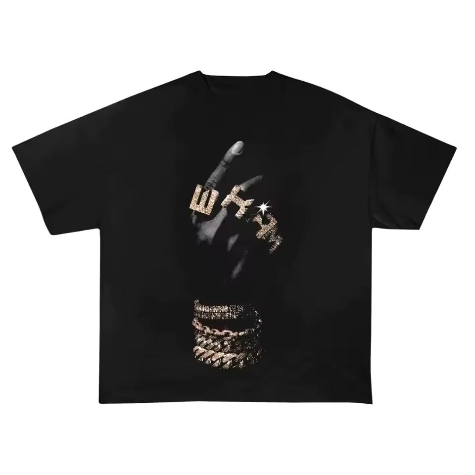 Футболка Rap Lil Baby Wham World Tour Мужская футболка Хип-хоп Ретро Подарок Летний Хлопок Мужчины Женщины Топы Уличная одежда Свободный Повседневный Модный Y2k