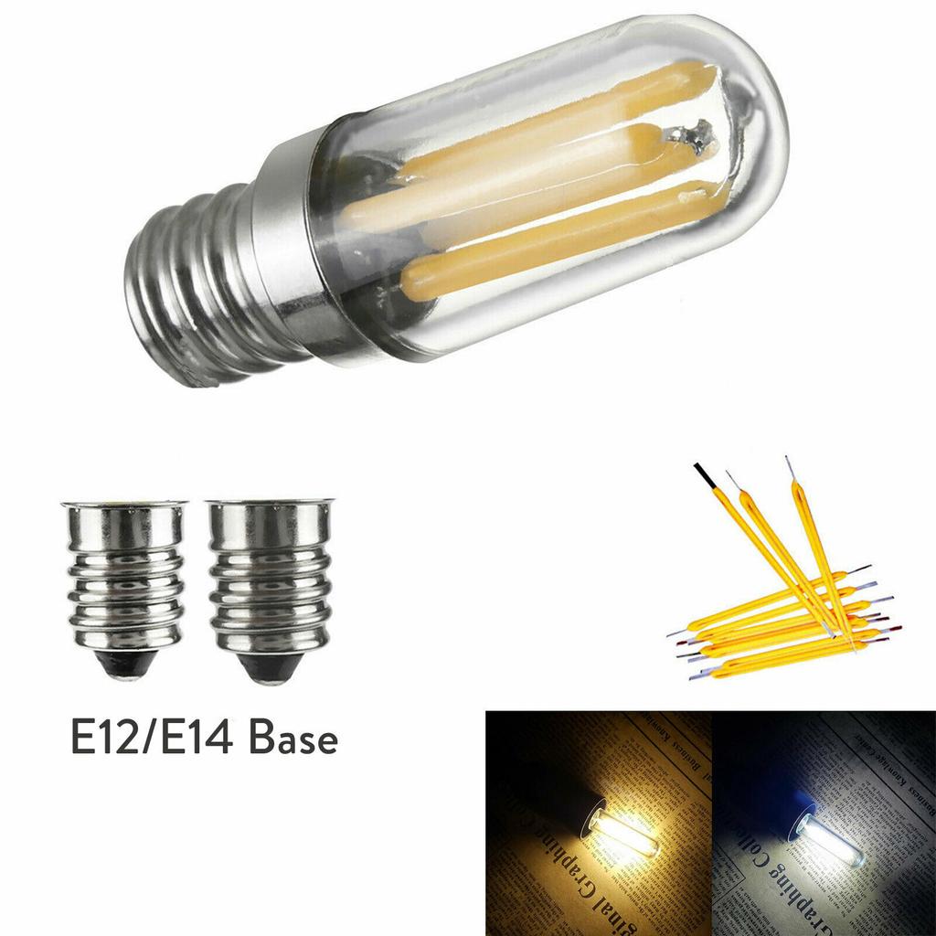 Dimmable Led Fridge Light Bulbs 2W 4W Bulb 110V 130V 220V E14 E12 5000K 3000K Filament Corn Mini Refrigerator Home Decoration