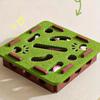 Cat Puzzle Toy Felt Puzzle Box Cat Exercise Toy with Ball Indoor Sports Entertainment Hunting Cat Toys for Indoor Cats