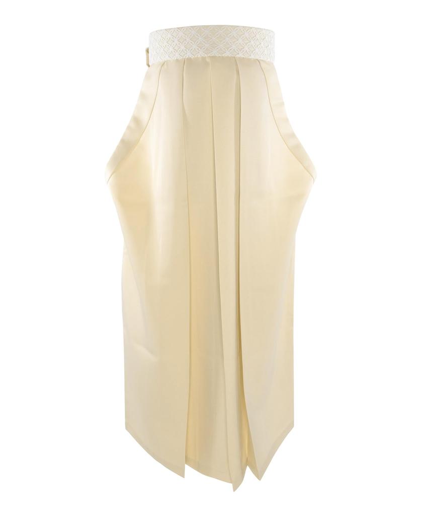 Выпускной церемония Хакама кружево стринги простой одинарный предмет [KYOETSU] женский (12.Слоновая кость, S)