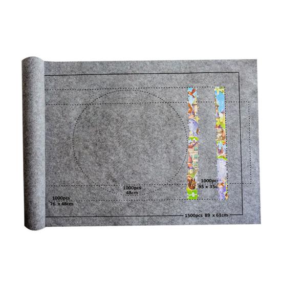 Felt Mat Roll Up Pad Storage Blanket Sheet for Jigsaw Puzzles Game Accessories