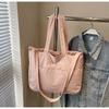 Autumn And Winter Large-Capacity Bags, Niche Portable Shoulder Bags, Student Class Commuting Tote Bags, Canvas Bags