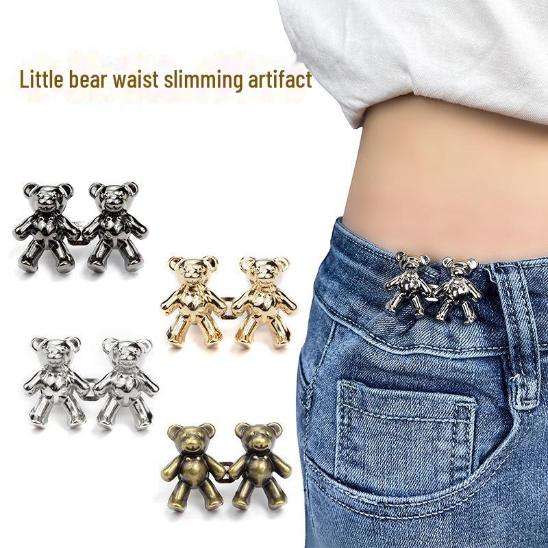 Adjustable No-Sew Waist Buckle for Jeans
