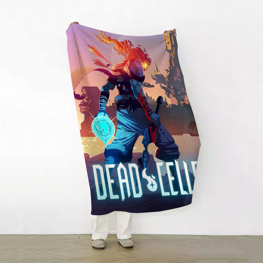 Game D Dead C Cells Throw Soft Warm Flannel Fleece Throw Blanket for Sofa Bed Travel Home