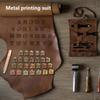 Набор символов из цинкового сплава Английские буквы Кожа Уникальная маркировка Пробивка 26 штампов Инструменты Ремесло для тиснения Украшения