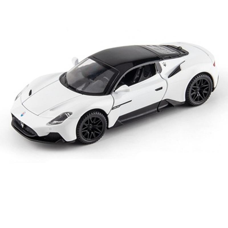1/32 Maserati MC20 Cabrio Alloy Sports Car Model Diecast Metal Simulation Toy Model Collection Sound and Light Kids Toys Gift