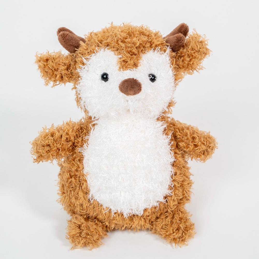 Новый Рождественский Шарф Олень Мультяшная Плюшевая Игрушка Рождественская Атмосфера Украшения Праздничный Подарок Дети Спят: