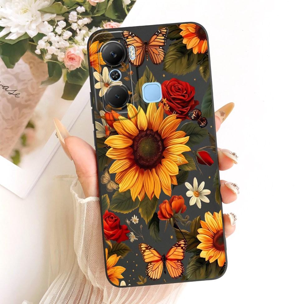 Чехол для телефона Infinix X668C Чехол для Infinix Hot 12 Pro Силиконовый Милый Кот Модный Забавный Расписной Корпус Для Inifnix Hot 12 Pro