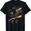 Orange Black Urban Grunge T-Shirt