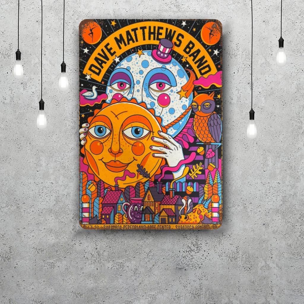dave matthews band Metal Signs wall decor Vintage Tin Signs Captain Metal Poster Decor for Bar Pub Club Wall Decoration