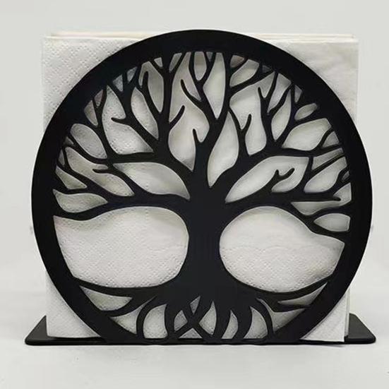 Paper Towel Holder Stainless Steel Vertical Napkin Holder Space-Saving Paper Towel Holder for Kitchen