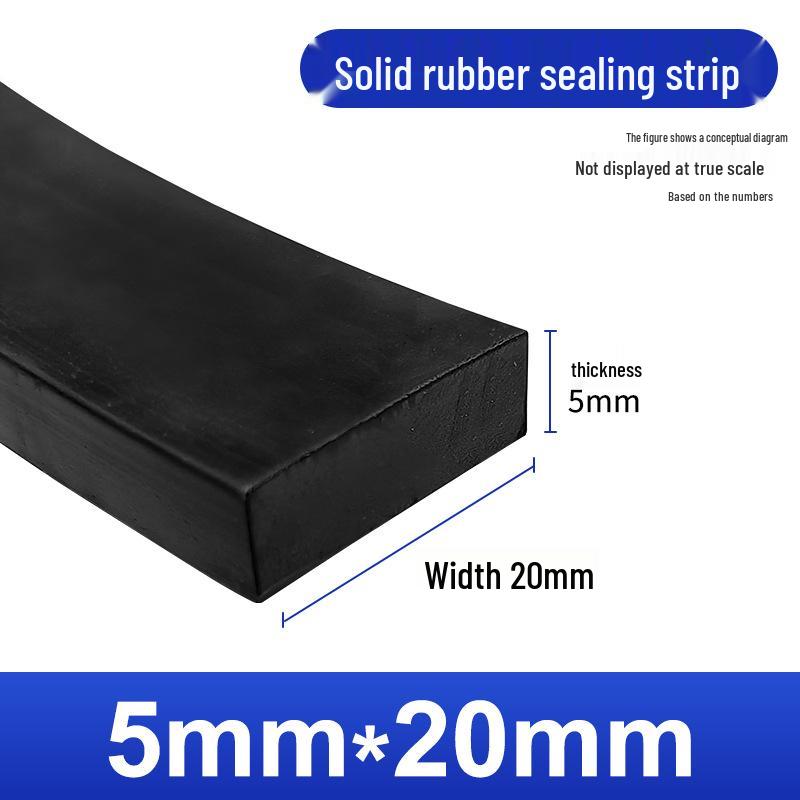 Nitrile Rubber Strip: Oil & Pressure-Resistant Shock Absorbing Glass Pad for Sealing & Joint Support
