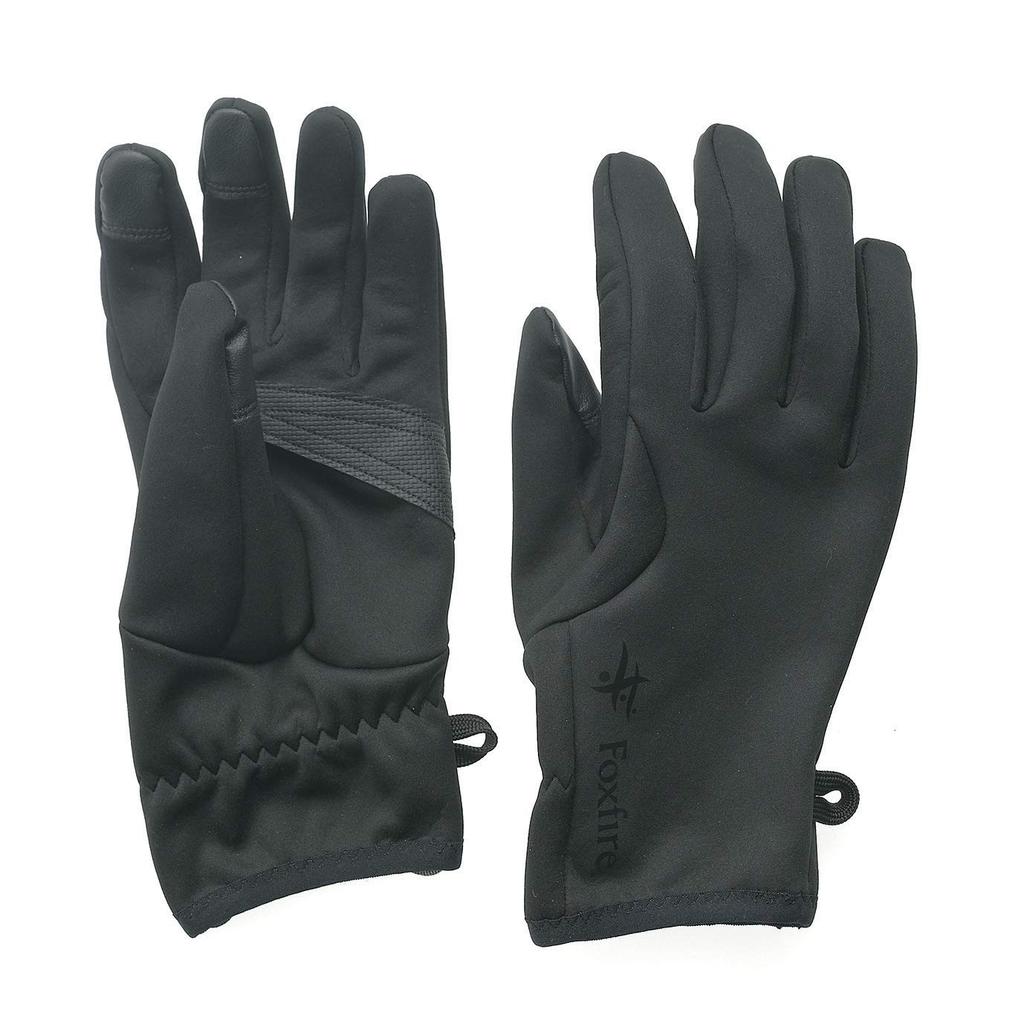 Foxfire Windproof Gloves with Gripper Size M Windshield, Black, (Japan)
