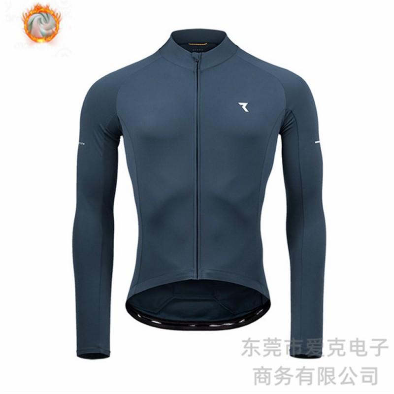 Fleece Cycling Jersey Long Sleeve Thermal Padded Pants Set Mountain Bike Riding Winter Outdoor Sports
