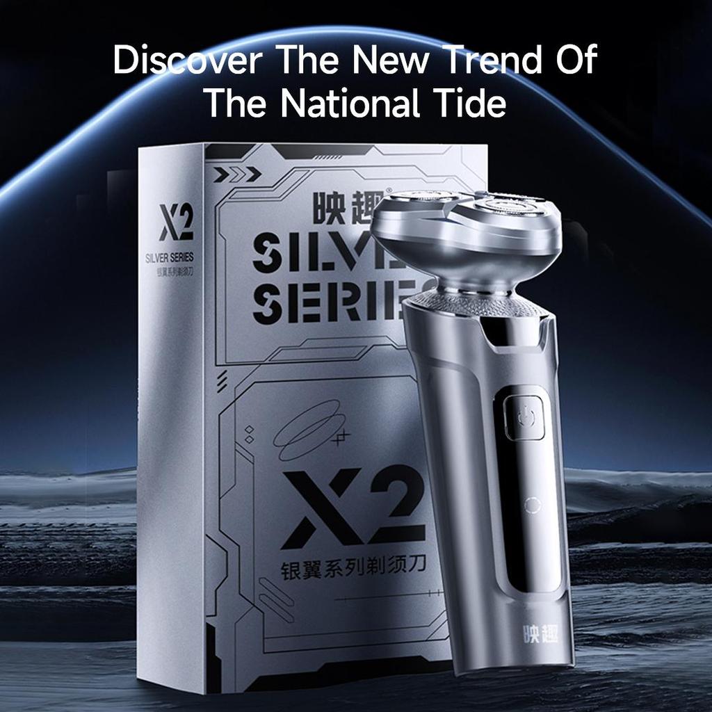 Электробритва Enchen X2 ESM Умная система бритья 360 ° Плавающая 3 режущая головка IPX7 Водонепроницаемая электробритва для влажной и сухой уборки