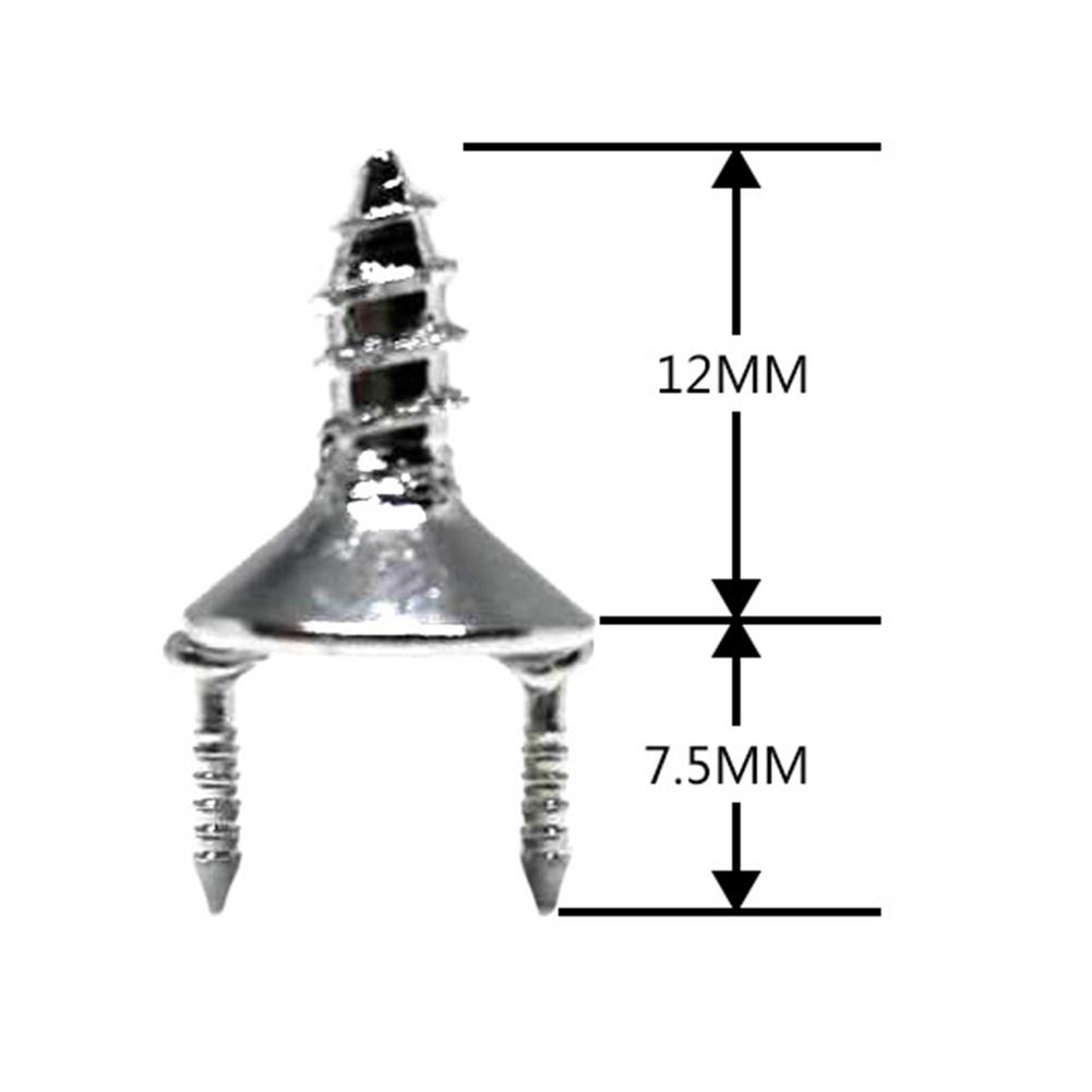 50 шт. двусторонние бесшовные гвозди для плинтуса Y-образной формы, невидимые шурупы для ног