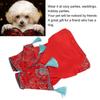 Floral Print Dog Tang Costume Elastic Cuff Pet Qipao Dress  Holiday Gathering
