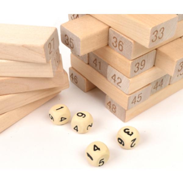 Oz Toy деревянная игра Jenga высокого класса 48p, разные цвета