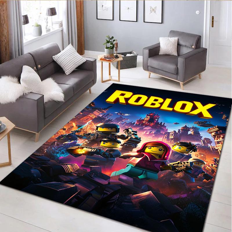 Roblox Home carpet Office Decorative Carpet For Living Room Bedroom Door Mat Floor Rug Computer Chair Area Rug