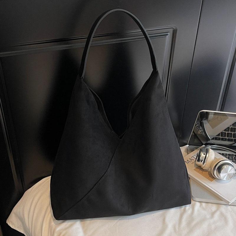 Suede Bag Women's Large-capacity New Autumn and Winter Casual Retro Shoulder Mother and Child Bag Tote Bag