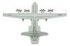 Военно-транспортный самолет TANG Super Hercules, готовый продукт из сплава, краска для ВВС США, модель самолета, модель DYNASTY(TM) 1/200 С-130J
