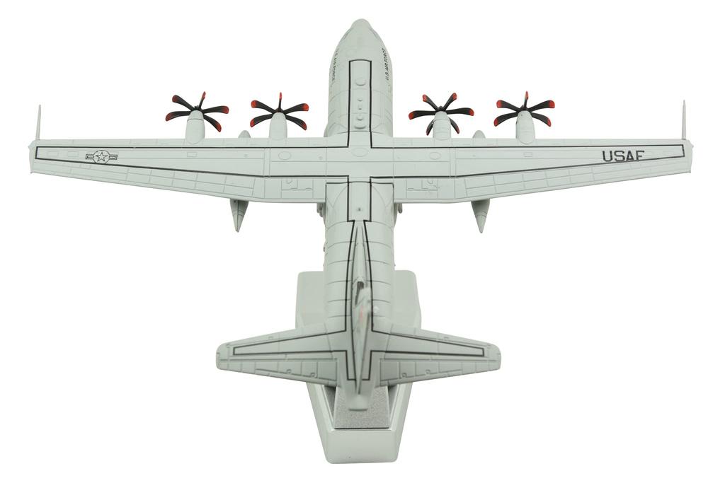 Военно-транспортный самолет TANG Super Hercules, готовый продукт из сплава, краска для ВВС США, модель самолета, модель DYNASTY(TM) 1/200 С-130J