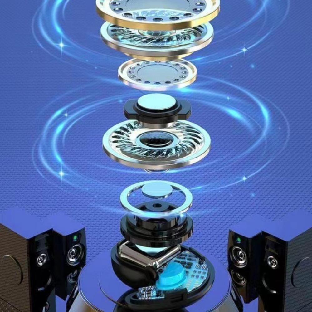 Bluetooth-наушники, сверхдолговечные беспроводные наушники Macaron с цифровым дисплеем, высокое качество звука в ушах