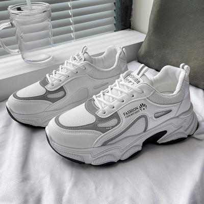 Горячая Распродажа Женская Обувь в Корейском Стиле Удобная Уличная 2024 Новая Мода Простые Кроссовки Повседневная Осенняя Обувь на Толстой Подошве