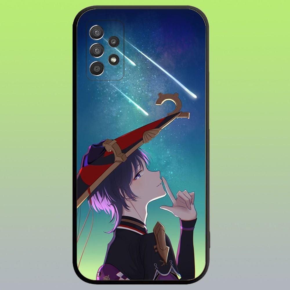 Чехол для телефона Scaramouche Genshin Impact для Samsung Galaxy A20, A21s, A22, A31, A32, A52, A53, A72, 73, A80, A91 Мягкий черный чехол