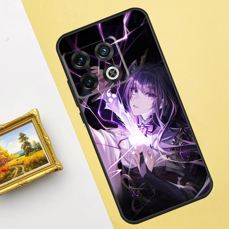Кейс Raiden Shogun Genshin Impact Для Oneplus 10 8 9 Pro Ace 10T 9R 8T Чехол Для Oneplus Nord 2 2T CE N100 N200 N300