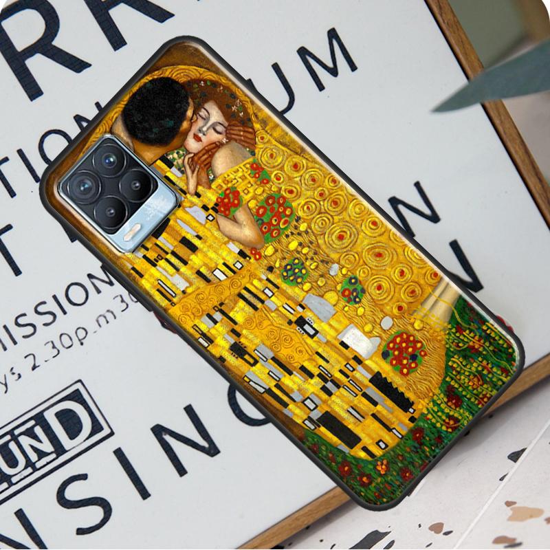 Чехол Gustav Klimt для Realme C21 C11 C15 GT Neo2 Master 8 Pro 8i OnePlus 9 Pro 8T 9R Nord2 Coque Cover