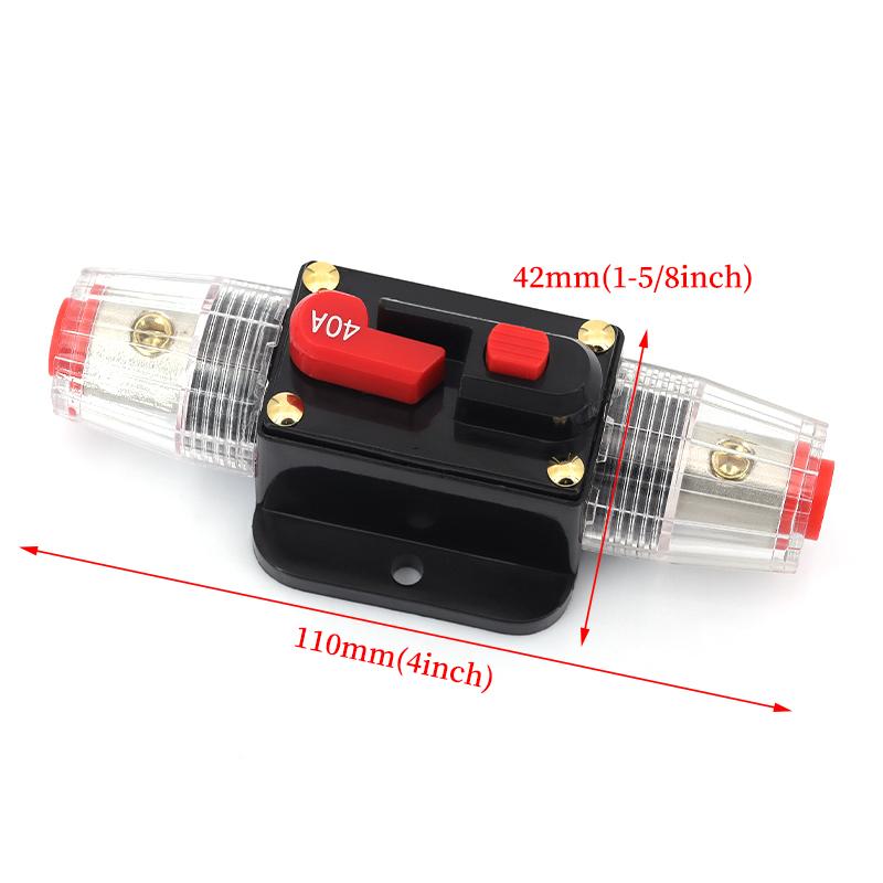 Stlxy resettable circuit breaker DC 12V/24V/48V solar photovoltaic connector, resettable fuse 100A 80A 50A 40A 20A