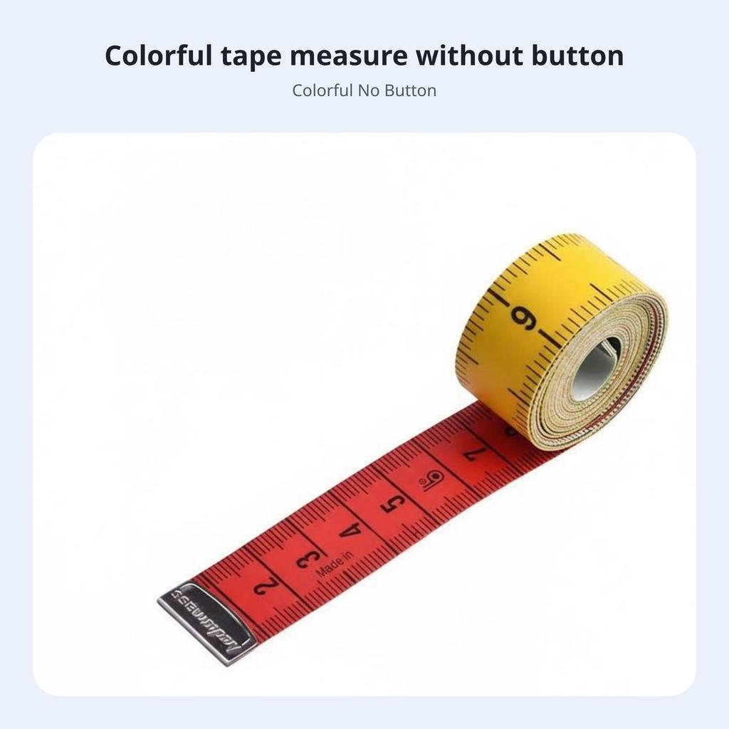 Sewing Tape Measure German Quality Sewing Tape Measure With Snap Fastener Flexible for Fitness Aficionados, Tailoring, Home