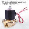 220 В, 2 Вт, медный 2-позиционный 2-ходовой нормально закрытый электромагнитный клапан прямого действия
