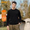 JEEP Men's Embroidered Fleece-Lined Pullover Sweater