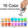 16 Colors LED 3D Moon Lamp Wodden Stand USB Charge Night Light