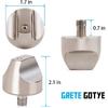WB03X32194 WB03T10329 Ручка конфорки варочной панели для газовой плиты серии GE Cafe. Ручка управления конфоркой Замена WB03T10329, WB03X25889, WB03X32194, 4920893. 5шт