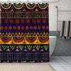 Африканский этнический цветочный узор Шторки для душа Геометрия Ткань для ванной Водонепроницаемый Полиэстер Для декора ванны С крючками