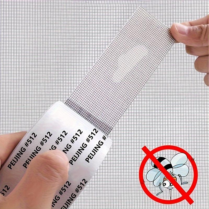 Strong Waterproof Self-Adhesive Window Screen Repair Mesh Tape for Covering Holes Tears Anti-Insect Mosquito Net Door Fix Patch Power Window 7
