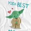 Star Wars Unisex Adult Yoda Best Mom Mothers Day T-Shirt